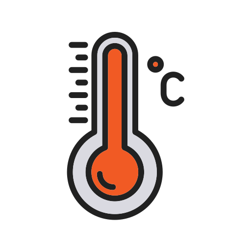 온도조절기 Generic color lineal-color icon