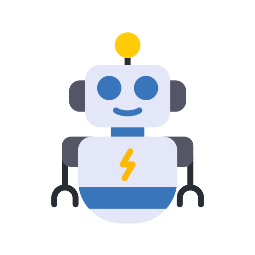 로봇공학 Generic color fill icon