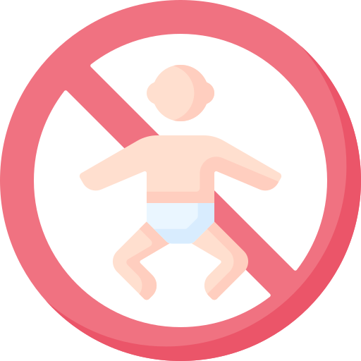 nicht für babys Special Flat icon