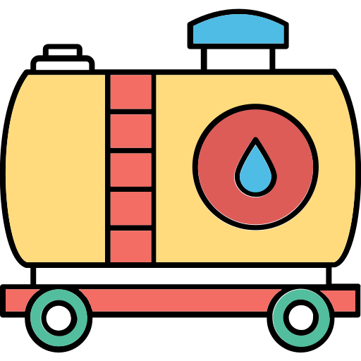Fuel tanker Generic color lineal-color icon