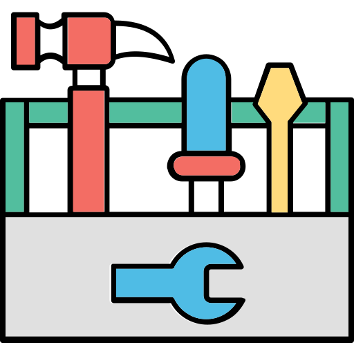 cassetta degli attrezzi Generic color lineal-color icona