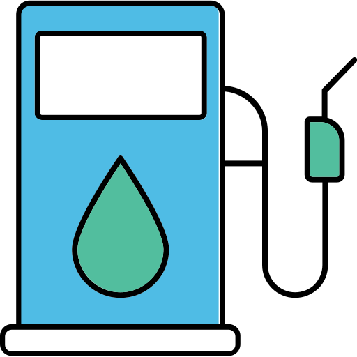 pompa di benzina Generic color lineal-color icona