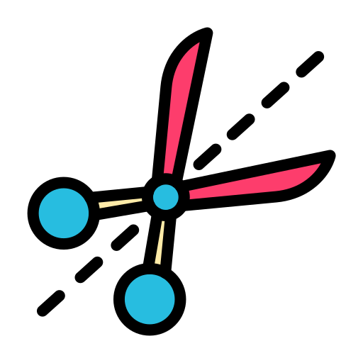 ハサミツール Generic color lineal-color icon
