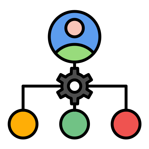 Organizing Generic color lineal-color icon