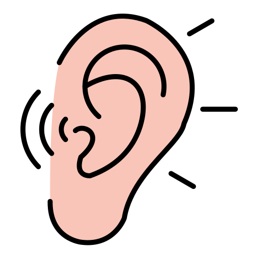 Listening Generic color lineal-color icon