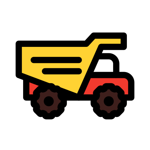 mijnbouw vrachtwagen Generic color lineal-color icoon