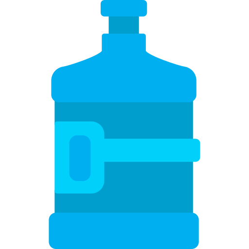 butelka z wodą Generic color fill ikona