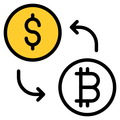 wisselkoers Generic color lineal-color icoon