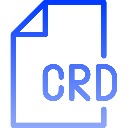 Crd Generic gradient outline icon