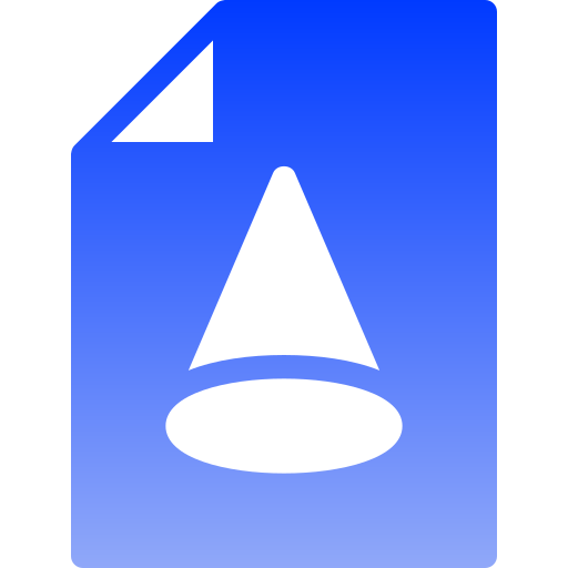 3d Generic gradient fill icon