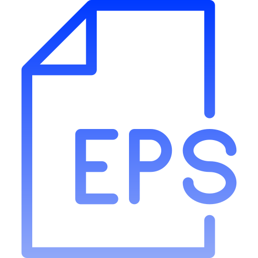 eps Generic gradient outline icono