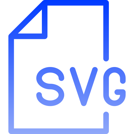 svg Generic gradient outline ikona
