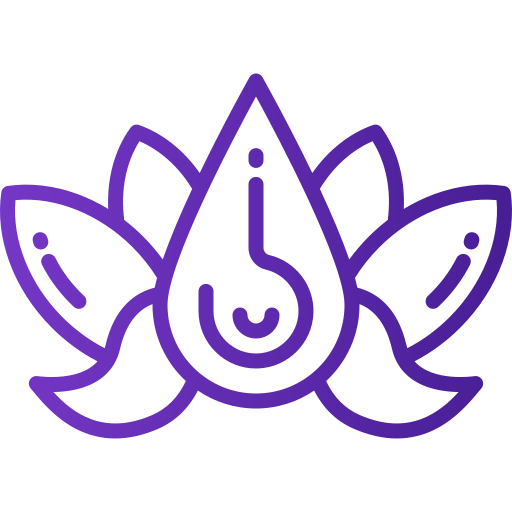 kwiat lotosu Generic gradient outline ikona