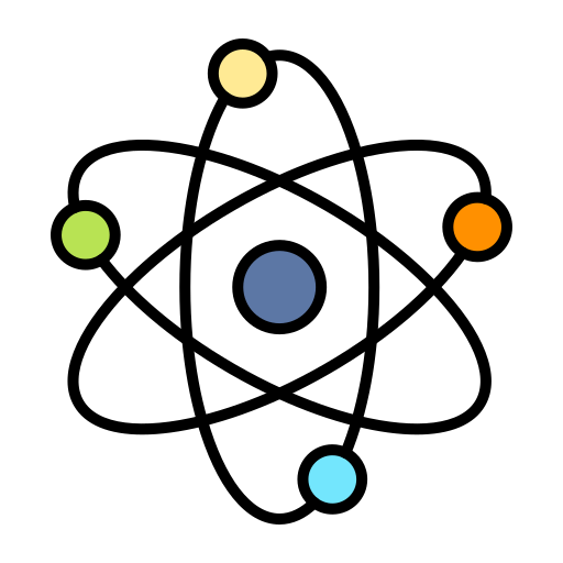 átomos Generic color lineal-color icono