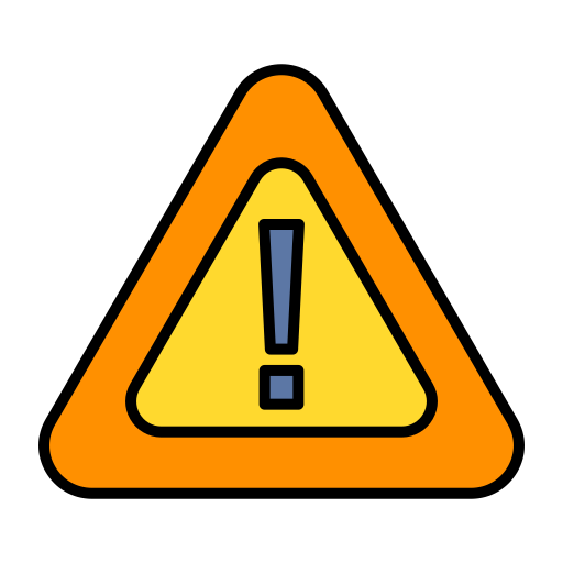 Warning Generic color lineal-color icon