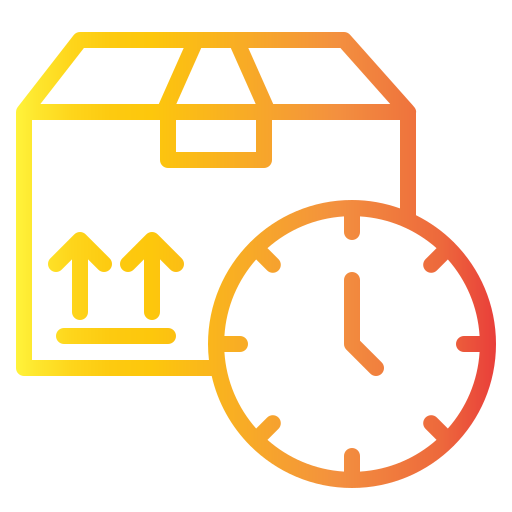 Delivery time Generic gradient outline icon