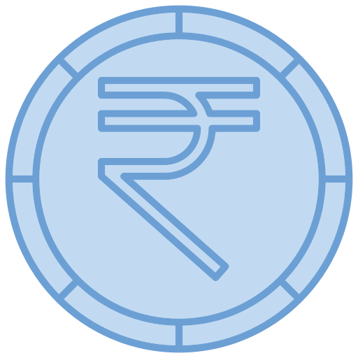 símbolo da rupia Generic color lineal-color Ícone