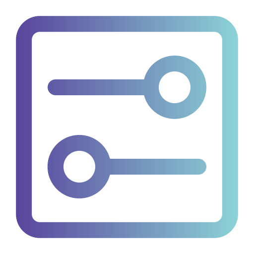 Filter Generic gradient outline icon