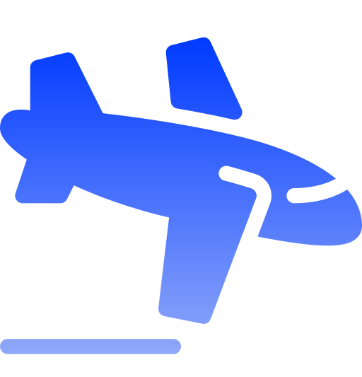 Plane Generic gradient fill icon