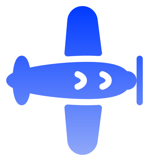 samolot Generic gradient fill ikona