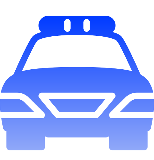Police car Generic gradient fill icon