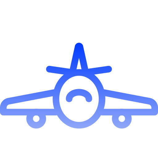 Plane Generic gradient outline icon