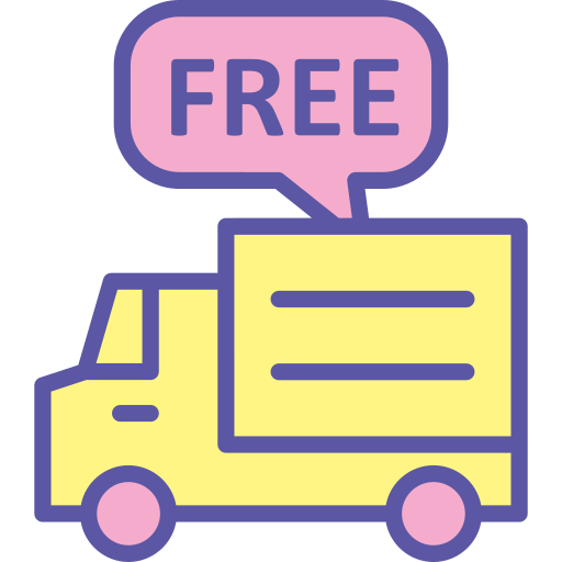 Бесплатный фургон для доставки Generic color lineal-color иконка