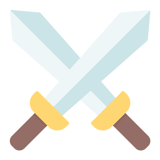 espadas Generic color fill icono