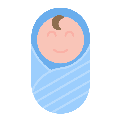 recién nacido Generic color fill icono