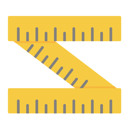 Measuring Generic color fill icon