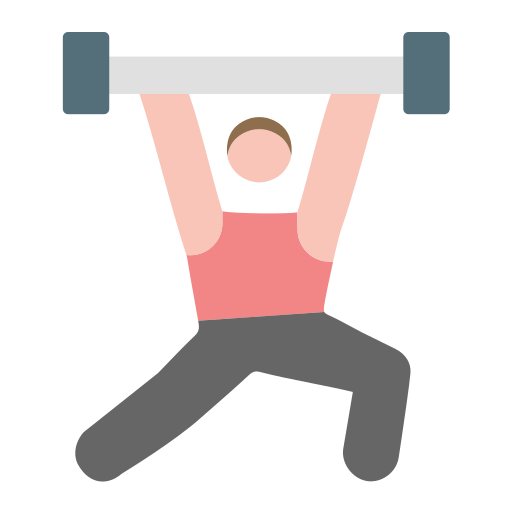 Weightlifter Generic color fill icon