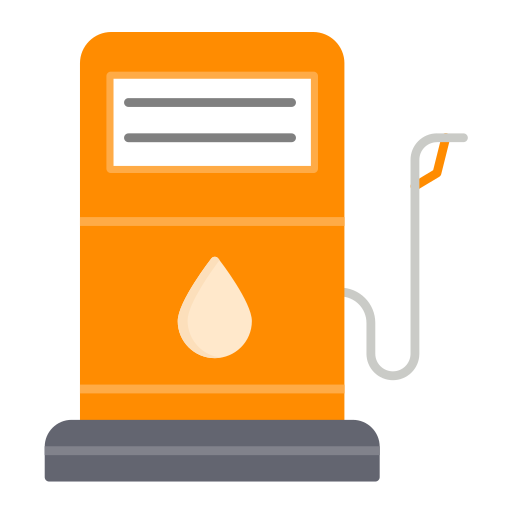 Газовое топливо Generic color fill иконка