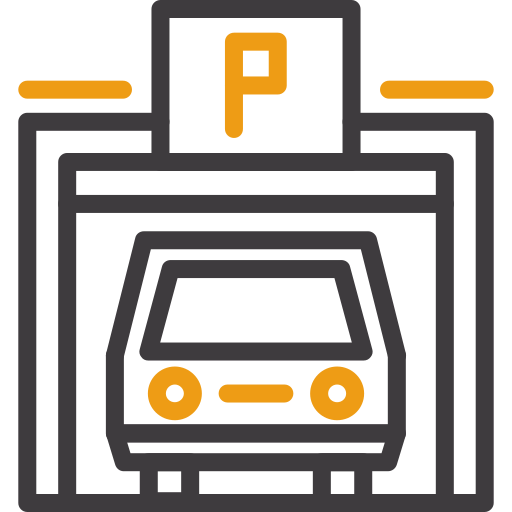 parcheggio Generic color outline icona