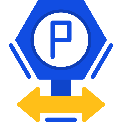 駐車標識 Generic color fill icon