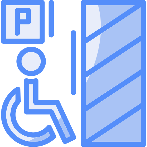 dostęp dla wózków inwalidzkich Generic color lineal-color ikona