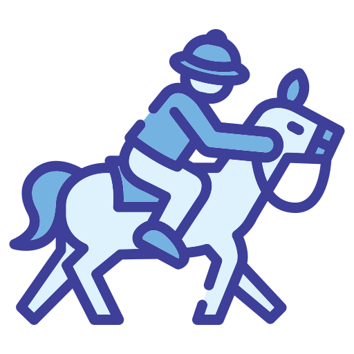 Horse riding Generic color lineal-color icon