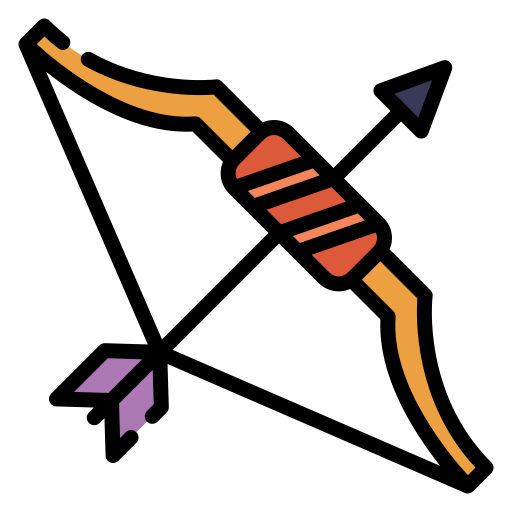 Стрельба из лука Generic color lineal-color иконка