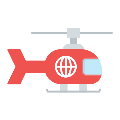 헬리콥터 Generic color fill icon