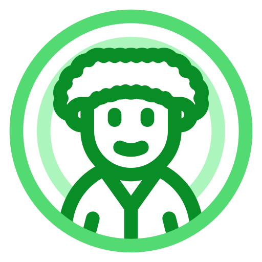 Afro Generic color outline icon