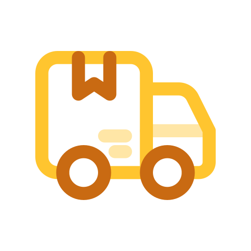 ciężarówka dostawcza Generic color outline ikona