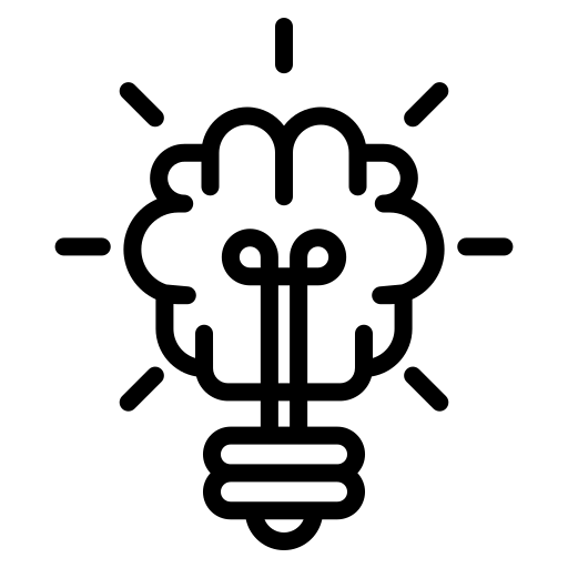 アイデア電球 Generic black outline icon