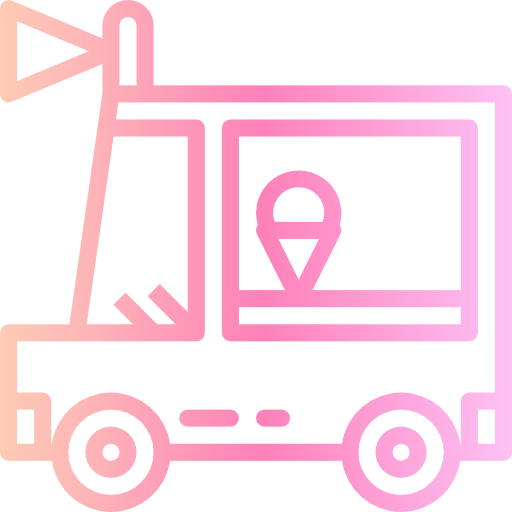 Фургон для мороженого Smalllikeart Gradient иконка