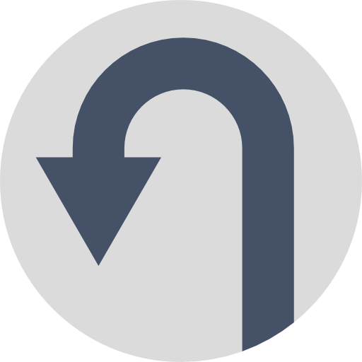振り向く Detailed Flat Circular Flat icon