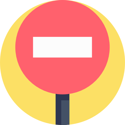 prohibido Detailed Flat Circular Flat icono