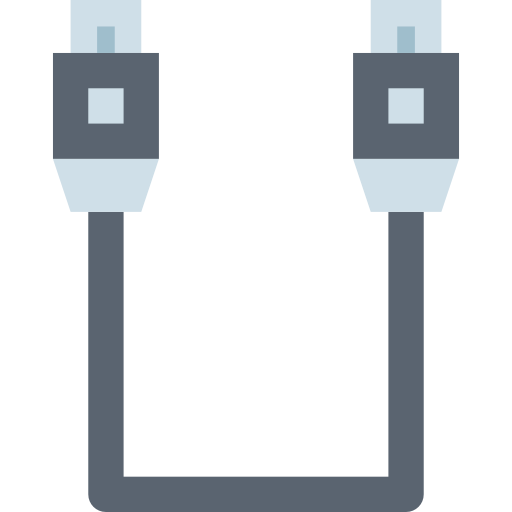 cable Smalllikeart Flat icono