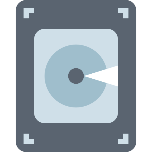 ハードディスク Smalllikeart Flat icon