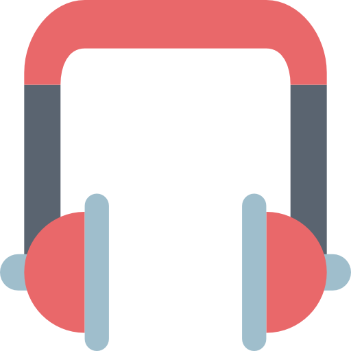headset Smalllikeart Flat icon
