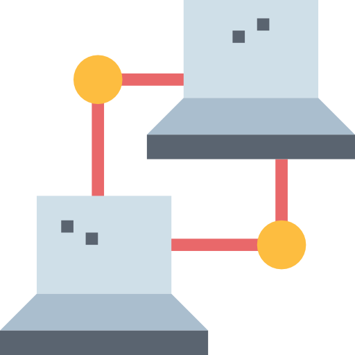 Network Smalllikeart Flat icon