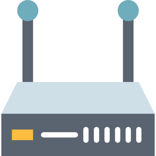 Wifi router Smalllikeart Flat icon