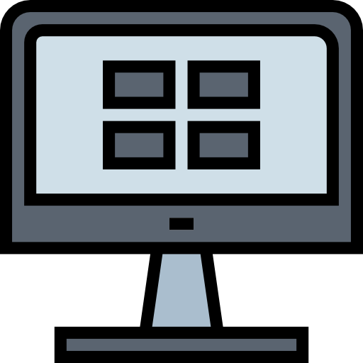 computadora Smalllikeart Lineal Color icono